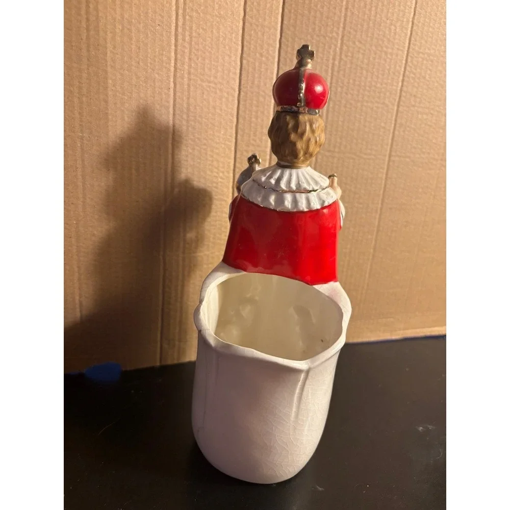 Vintage Ceramic Infant Of Prague Planter 8